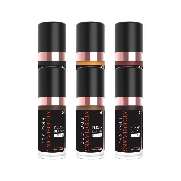 Encre PMU Perma Blend Luxe - Microblading Pro Set - 6x 10ml