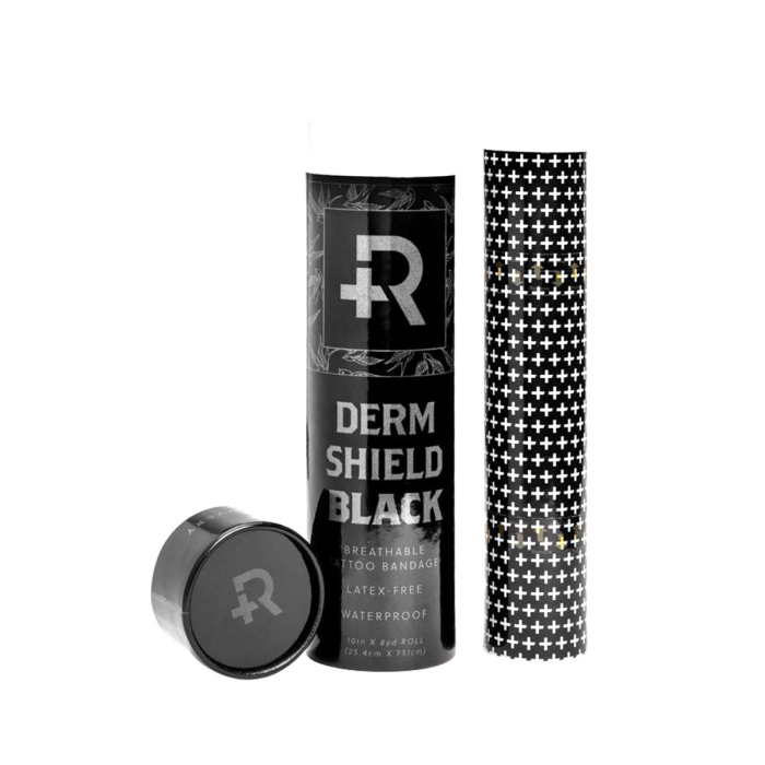 Recovery Derm Shield Film Protecteur pour Tatouage - 25cm x 7.3 m - Noir