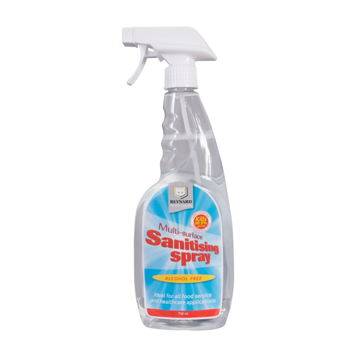 Reynard - Spray désinfectant multi-surfaces - Sans alcool + Sans parfum 750 ml