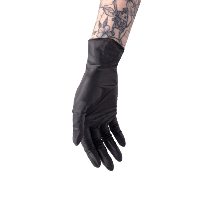 Boîte de 100 gants en nitrile noirs Saferly