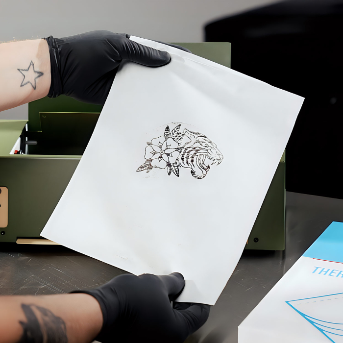 Box of Saferly Tattoo Thermal Image Copier Stencil Paper (8.5