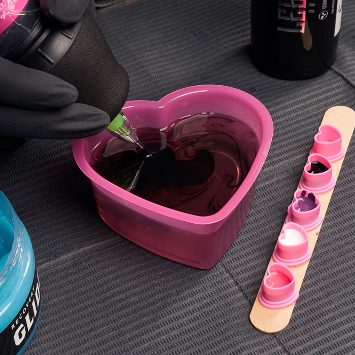 Gobelets de Rinçage en Forme de Cœur Saferly Rose - 150ml