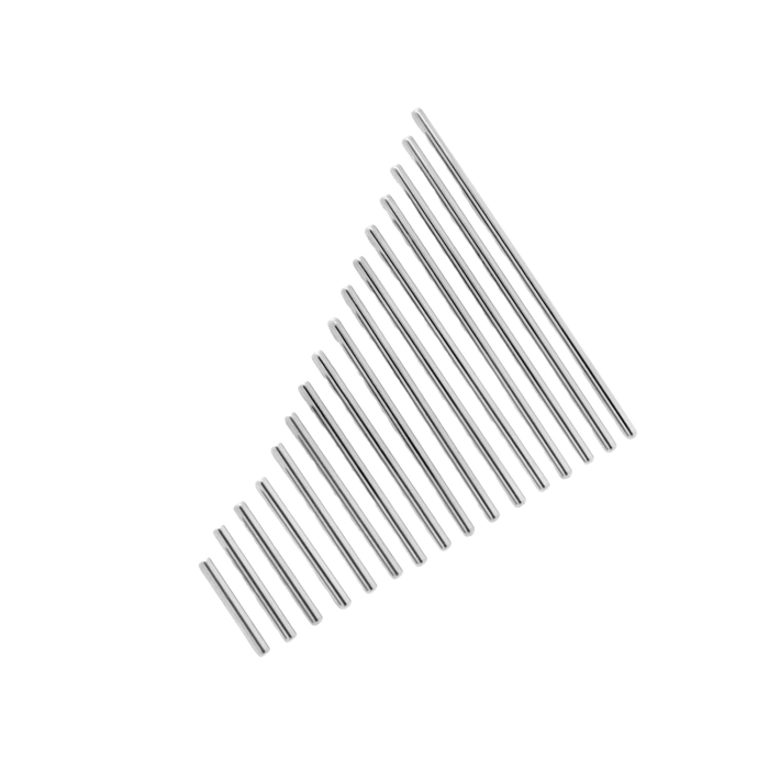 Barre droite en titane sans filetage Tilum