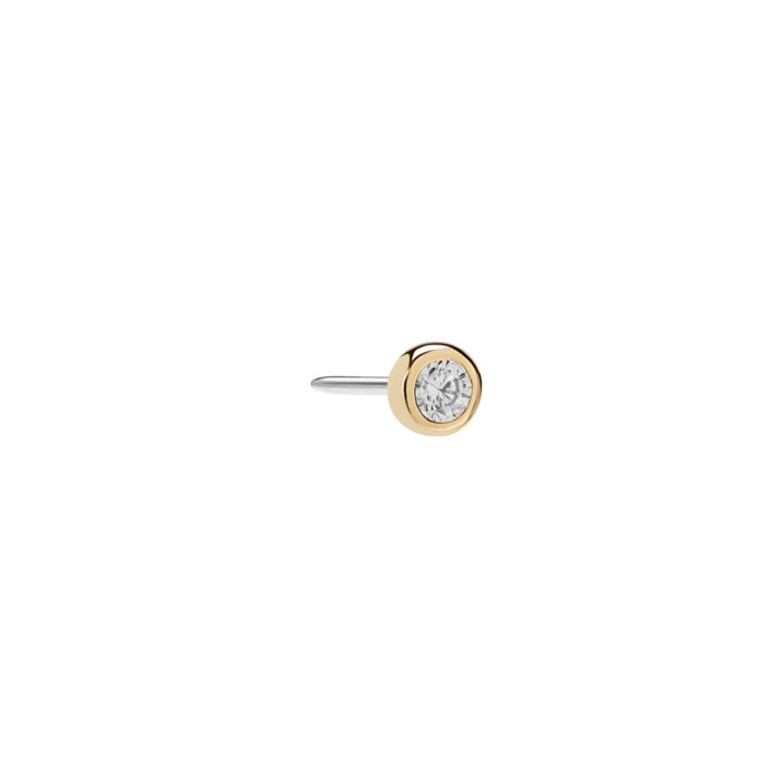 Embout rond sans filetage en or 14 carats Tilum