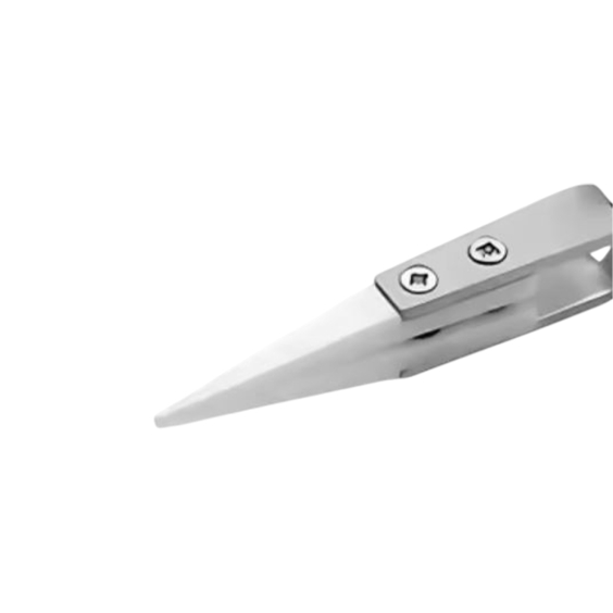 Pince droite pour bijoux avec embout céramique - Aces Supply