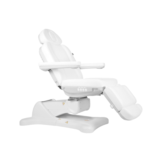 Lit de beauté chauffant rotatif BEAUTEK Wolke - Rotation à 240° - Blanc