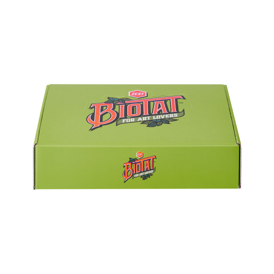 Boîte de 12 BIOTAT Beurre doux Zest pour tatouage 50 ml Présentoir de studio