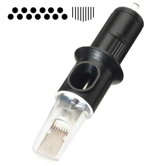 Boîte de 10 cartouches d'aiguilles Cheyenne Hawk - Magnum Soft Edge