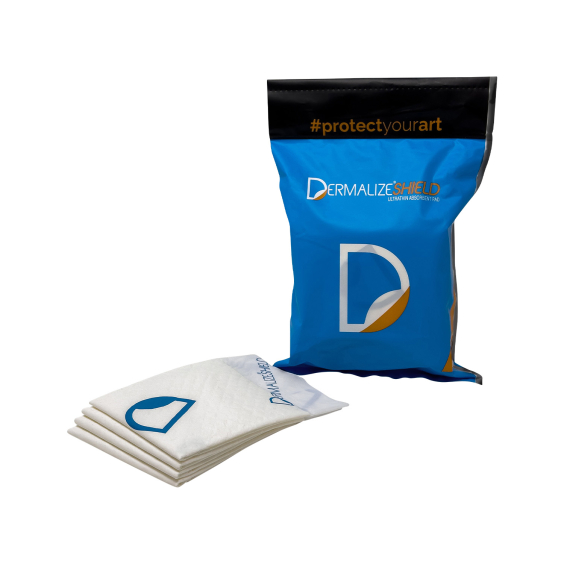 Dermalize SHIELD - Compresses absorbants ultrafines - Boîte de 10