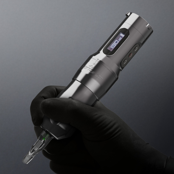 FK One Adjust Machine à tatouer avec longueur de frappe réglable - Gunmetal