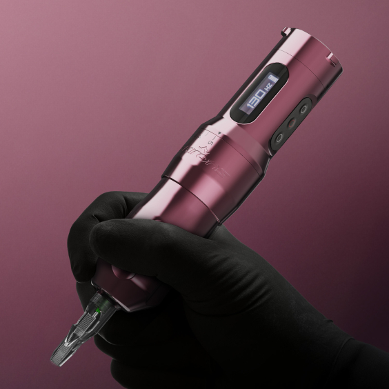 FK One Adjust Machine à tatouer avec longueur de frappe réglable - Pop Pink