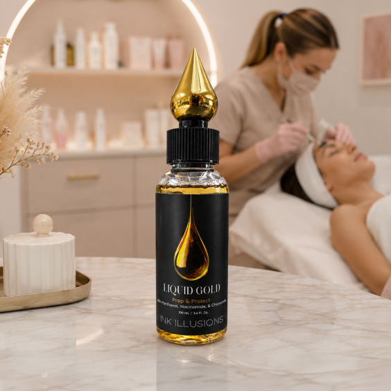 Heal & Conceal par Ink Illusions - Liquid Gold Prep and Protect - 100 ml