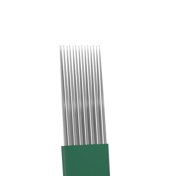 Boîte de 50 aiguilles Microblades Killer Beauty 0,25 mm - 15 Double Flat