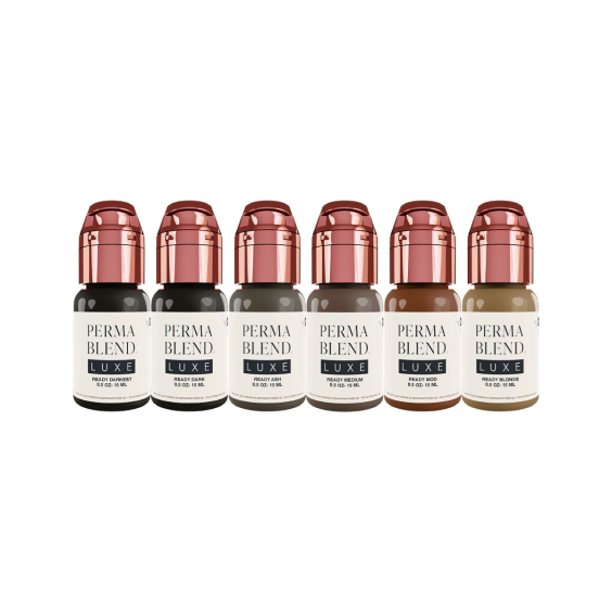 Encre Perma Blend Luxe PMU - Ready, Set, Go Pre-Modified Set 6x15ml