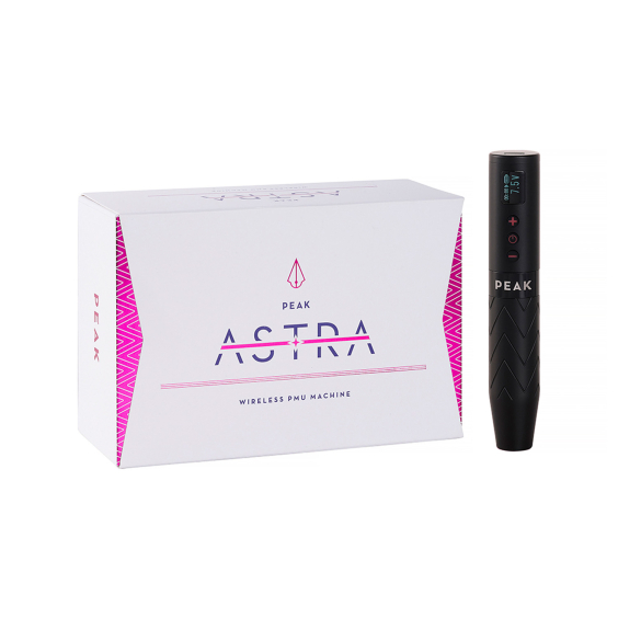 Peak Astra - Machine PMU à stylo sans fil avec frappe réglable - Raven