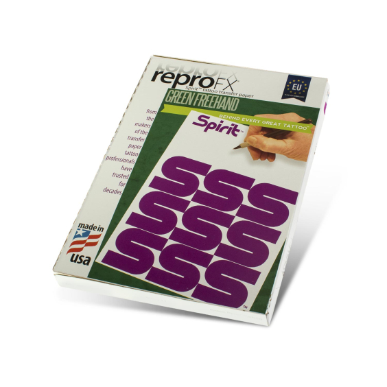 ReproFX Spirit Classic - Papier carbone vert pour transferts à la main - 3 épaisseurs (21.6cm x 27.9cm)