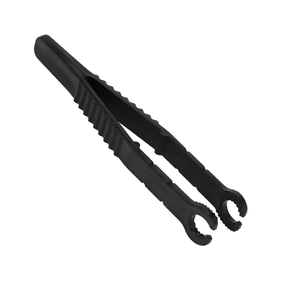 Pince à épiler ronde stérilisée Saferly Medical - Boîte de 25