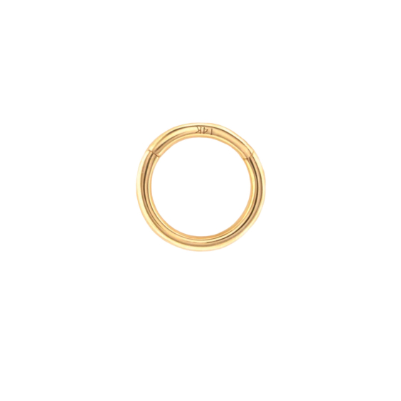 Anneau cliquet simple en or 14 carats Tilum