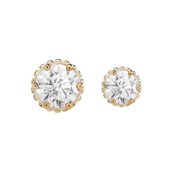 Couronne sans filetage avec bijou en or 14 carats Tilum