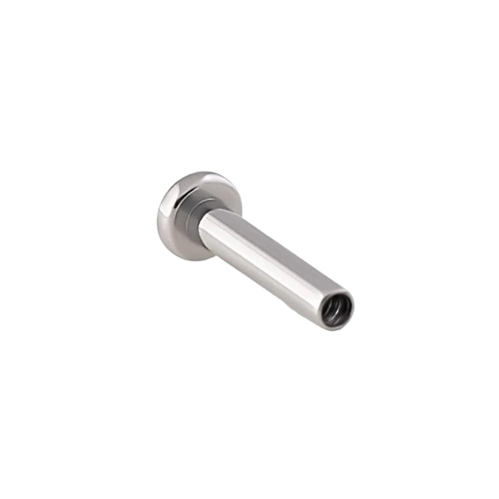 Tige de labret à filetage interne en titane Tilum - Disque plat - Version 2