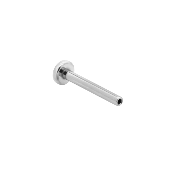 Tige pour labret à disque plat sans filetage en titane Tilum