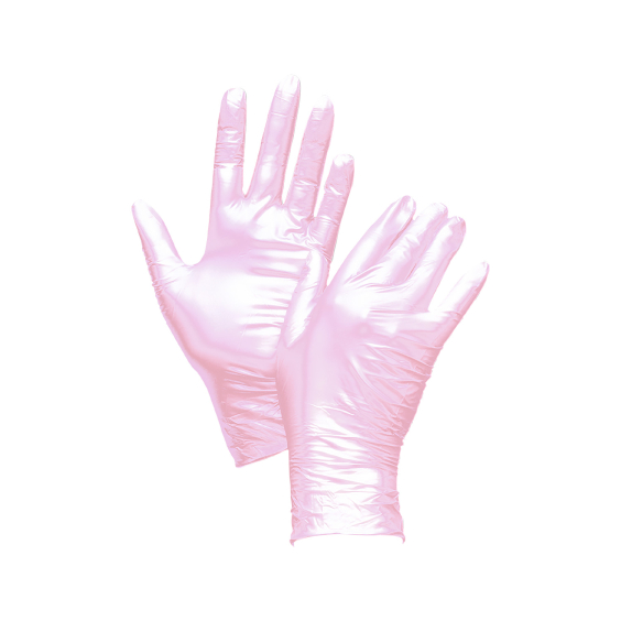 Boîte de 100 gants en nitrile Unigloves Fancy Rose