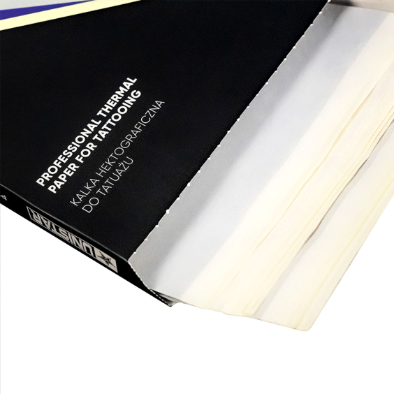 Boîte de 100 feuilles de papier thermique professionnel UNISTAR® - violet