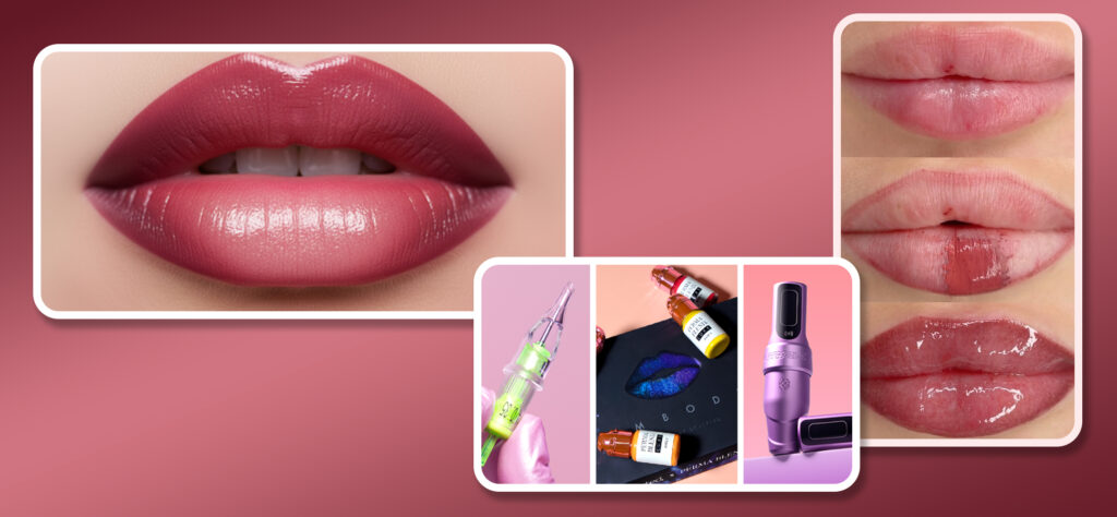 Quelle est la technique tendance des lèvres ombré?